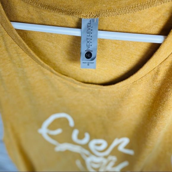 💎 Next Level 💎 | Tank Top | Yellow | Womens | Size Small | - Picture 3 of 4